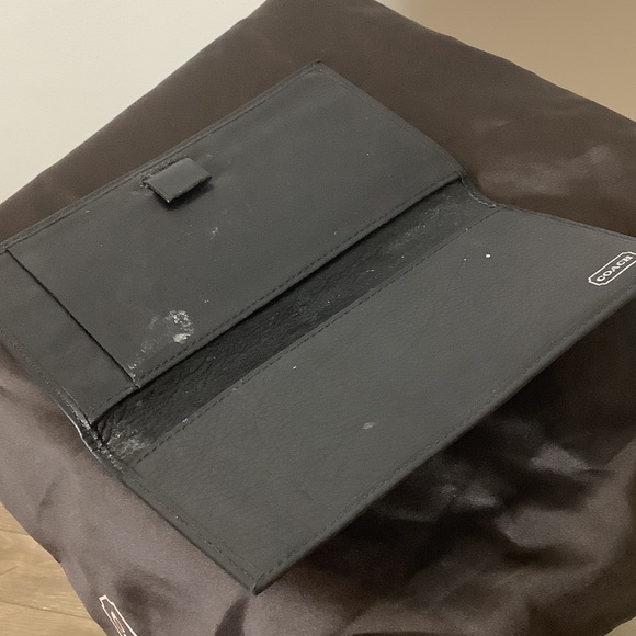 Coach Black Leather Wallet - Picture 4 of 4